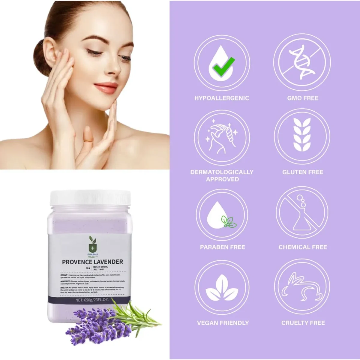 Deep moisturising face mask