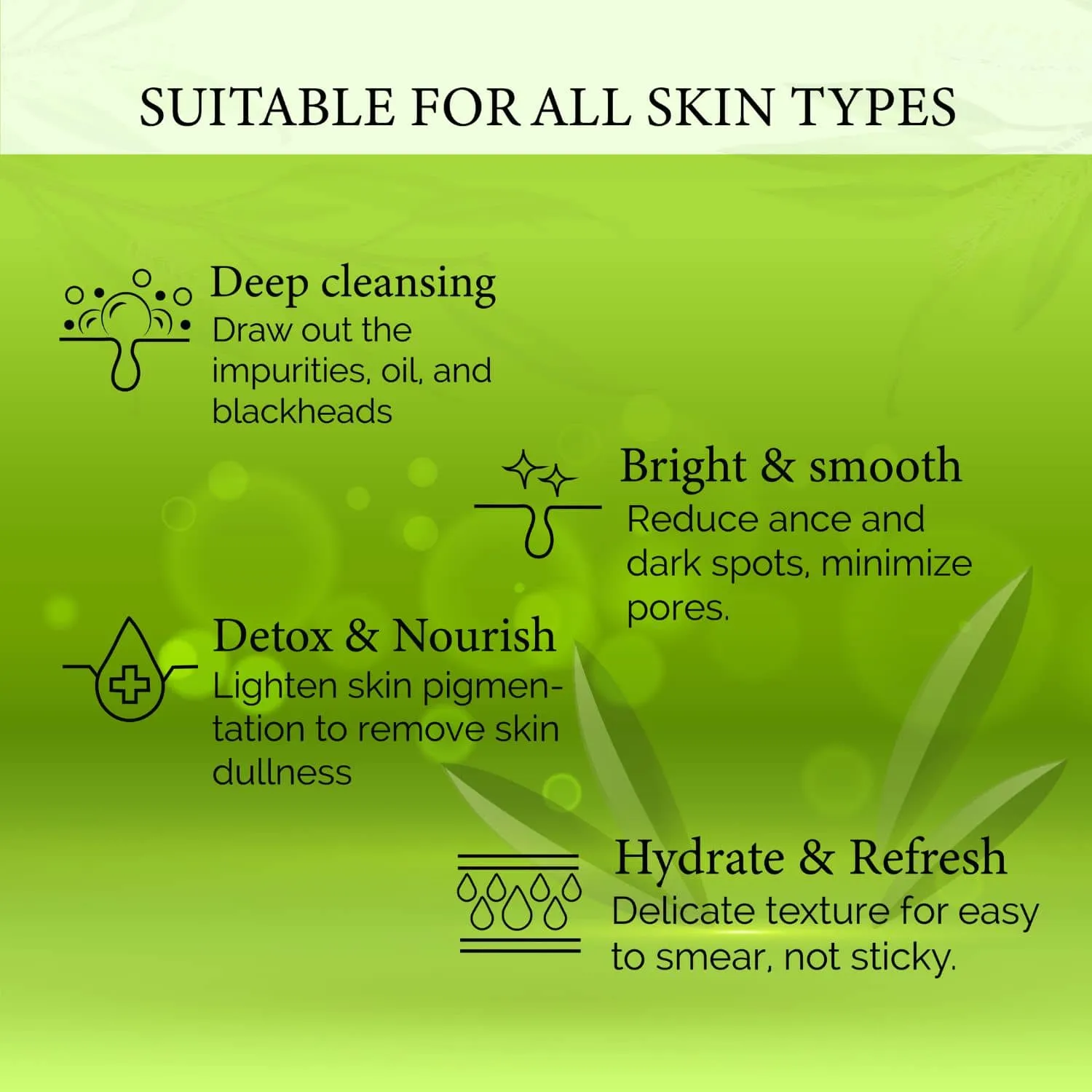 Glowing skin mask Glowing skin mask