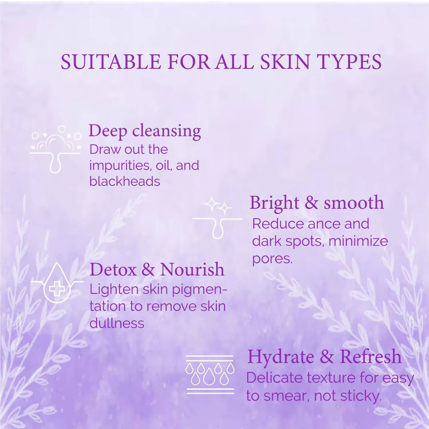 Quick Absorbing Face Mask Quick Absorbing Face Mask