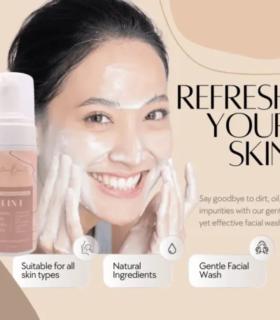 Natural ingredient face wash