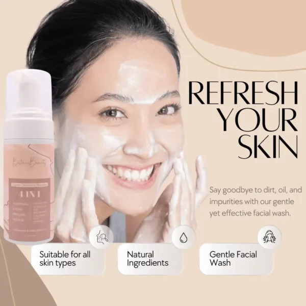 Natural ingredient face wash