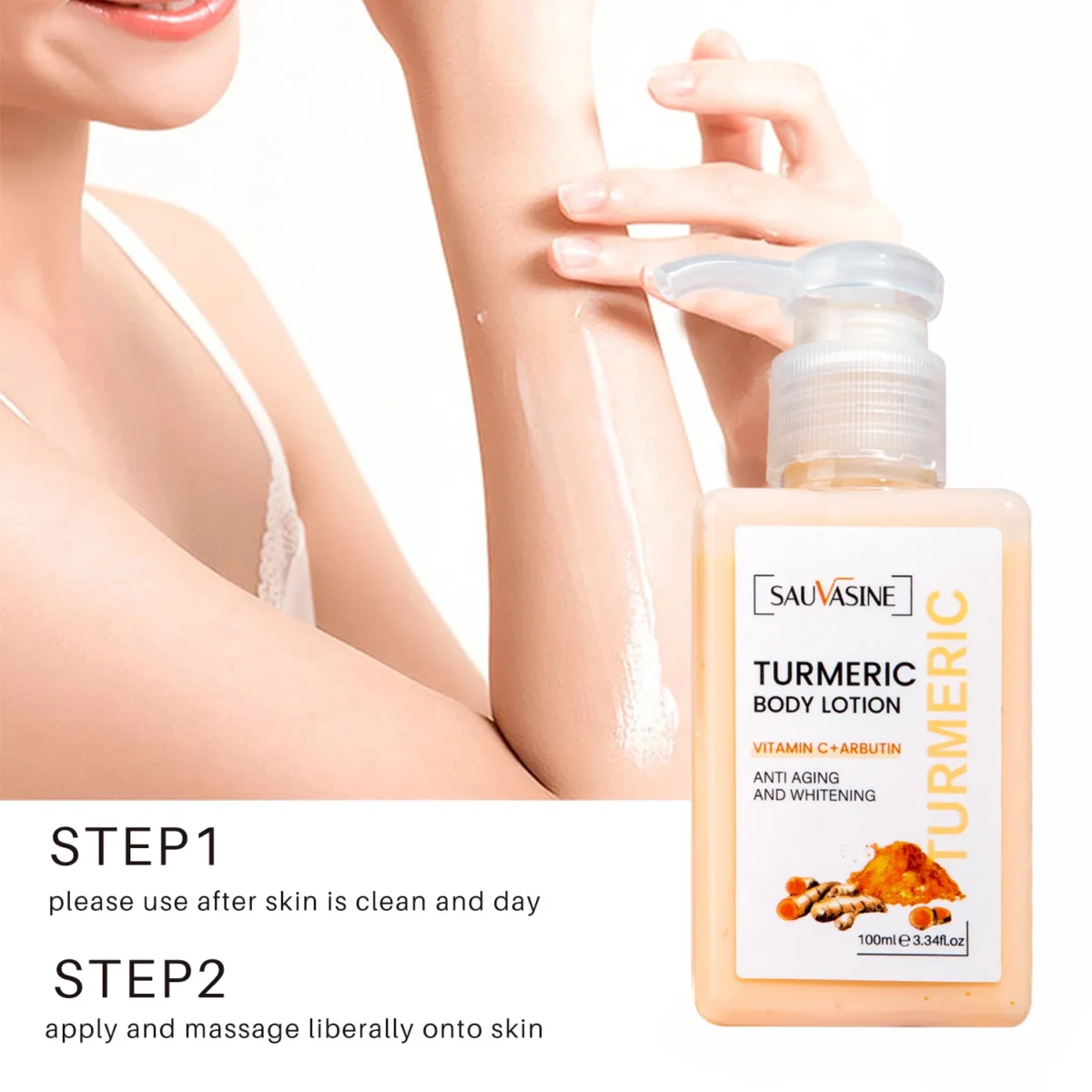 Skin whitening lotion