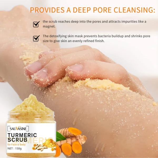 Turmeric scrub